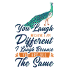 Peacock Positivity Different Inspirational