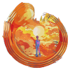 Man / Person / Man in Fireball