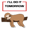 Animal Lazy Statement Hammock Sloth Sleeping