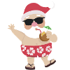 Santa Claus cute Summer