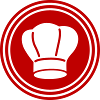 Kochmütze Symbol Kreis