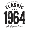 Classic 1964 - 58th Birthday