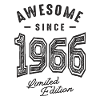 Awesome Since 1966 - 56th Birthday