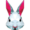 White Polygon Rabbit
