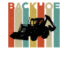 Retro Backhoe Loader T-Shirt
