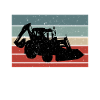 Funny Backhoe Loader Design