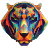 Tiger Polygon Big Cat