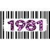1981 Anniversaire Barcode Pink Leopard