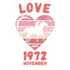 Amour équitation anniversaire novembre 1972