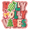 Jolly Holiday Bubbles Christmas