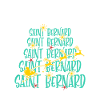 Bernhardiner Hund Weihnachten Hunderasse