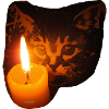 ZoffArt CAT & CANDLE