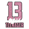 13 Officiel adolescent rose