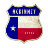 McKinney Texas Crest Flag Design
