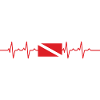 Diver Dive Diving Heartbeat