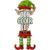 Coder Elf Partnerlook Weihnachten