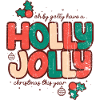 Holly Jolly Christmas Retro