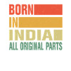 Born in India
