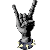 French Fork Rock Heavy Metal Hand Signal
