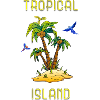 tropical island