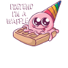Imagine I'm a waffle joke