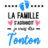 famille s'agrandit Tonton naissance
