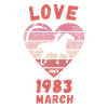 Amour équitation anniversaire Mars 1983