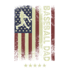 American Flag - Baseball Dad