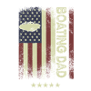 Drapeau des États-Unis - Boating-Dad