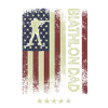 Drapeau américain - Biathlon Dad