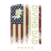 USA American Flag - Dive Father