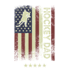 U.S. Flag - Hockey Dad