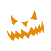 Hallwoeen Pumpkin Face
