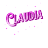 Claudia name personalized