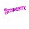 Nom Bernadette personnalisé