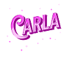 Carla's name personalized