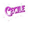 Cecile name personalized