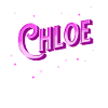 Chloe name personalized