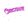 Christiane Name personalized