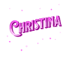 Le nom de Christina personnalisé