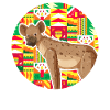 African wild dog Kente