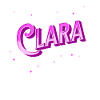 Clara's name personalized