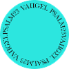 Vangelpsalm23 Cyan Black