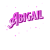 Abigail name personalized