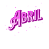 Abril name personalized
