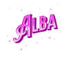 Alba name personalized