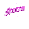Addison name personalized