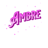 Ambre name personalized