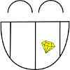 HAPPY BIT. DIAMOND SMILE.