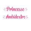 Compliqué princesse et ambidextre